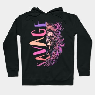 Savage Roaring Lion Hoodie